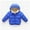 Blue, variant on REDARER Kids Winter Coat Thick Warm Hooded Jacket Lined Outerwear, Solid Color Cold Weather Outfit for Boys Girls,18-24 Months