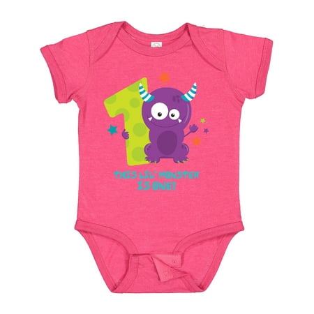 

Inktastic Monster 1st Birthday Gift Baby Boy or Baby Girl Bodysuit