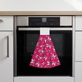 thumbnail image 6 of Sikiie Butterfly Hand Towel with Loop Hanging Towel Absorbent Tie Towels for Kitchen Tea Bar Bathroom Decor, 6 of 7