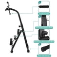 thumbnail image 4 of MEETWARM Pedal Exerciser - Hand Arm Leg & Knee Recovery Cycle Medical Peddler - Fitness Rehab Equipment Machine While Sitting for Seniors Elderly - Total Body Exercise Bike Pedals at Home, 4 of 7