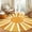 Rainbow Sun (Round), variant on Boho Sun Print Area Rug - 2x3 Small Washable Rug Modern Abstract Non-Slip Area Rug Accent Distressed Throw Rugs Floor Carpet for Bedrooms Living Laundry Room entryway Rug (2'x3', Rainbow Sun)