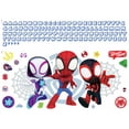 thumbnail image 4 of Spidey And His Amazing Friends Headboard Peel And Stick Giant Wall Decal with Alphabet, 4 of 6