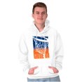 thumbnail image 4 of Basketball Hoop Athlete Game On Men's Big & Tall Graphic Hoodie Brisco Brands 2X, 4 of 5