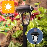 Melrose Solar Pathway Light, Set of 4