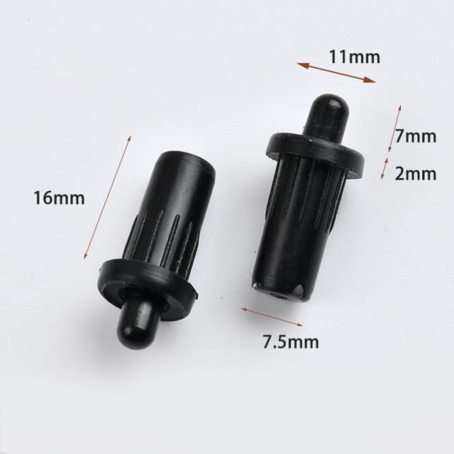 Bgsha 10pcs Broches de Remplacement à Ressort pour Broche de Réparation de Persiennes de Porte et d'Obturateur