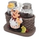 thumbnail image 5 of Soporte Para Estatura De Chef, Base Gruesa, Resina Sintética, Decoración De Chef, Resistente Al Desgaste, Con 2 Botellas De Salsa De Vidrio Para El Hogar, 5 of 7