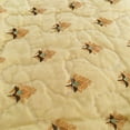 thumbnail image 4 of Cozy Line Home Fashions Couverture Matelassée Réversible en Coton 100% Vert Paisley 60 Pouces" X 50 Pouces Pouces Lavable en Machine et Séchable (Vert Paisley), 4 of 4