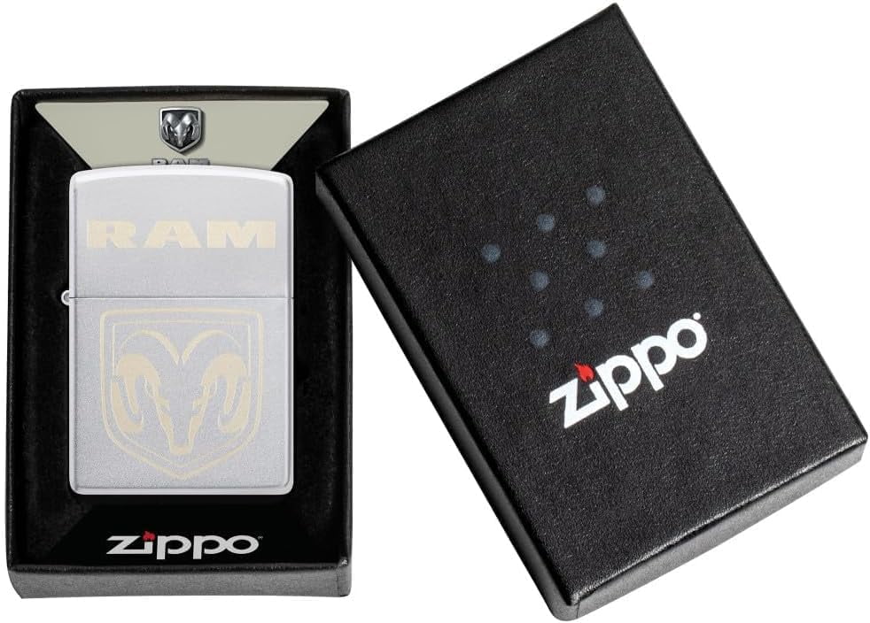 Zippo Lighter - Personalized Custom Message Engrave Ram 48763