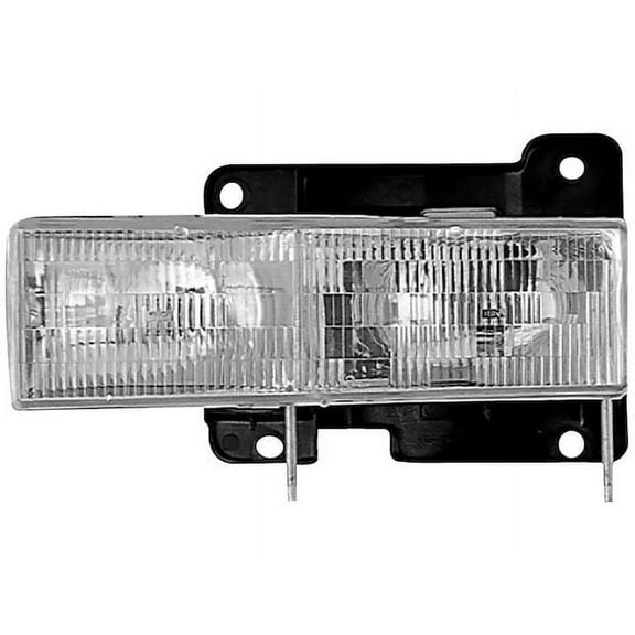 Left Headlight Assembly - Compatible with 1992 - 1999 GMC K2500 Suburban 1993 1994 1995 1996 1997 1998
