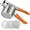 Orange-3 Discs, variant on Sopito Potato Ricer, 15oz/425g Large Stainless Steel Potato Masher Upgrade Heavy Duty Design with Anti-Slip Handle Orange