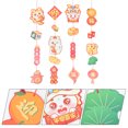 thumbnail image 5 of LABSERRON Spring Festival Pendants Orange Paper 4Pcs 23.58X3.93X0.04In, 5 of 10