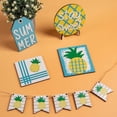 thumbnail image 3 of Juego de frutas con piña y agua, bandeja decorativa con varios niveles, artesanía en madera, decoración para el escritorio del hogar, 3 of 5
