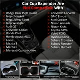 2 in 1 Multifunctional Car Cup Holder Expander with Adjustable Base ...