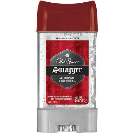Old Spice Red Zone Collection Antiperspirant & Deodorant Gel, Swagger 4 oz (Pack of 4)