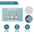 thumbnail image 6 of Blue Gnomes Easter Placemats Set of 6, Eggs Botanical Carrot Pastoral Placemats for Dining Table, Place Mats for Kitchen Tabletop, Waterproof Wipeable Dining Table Mats Set, 6 of 9