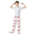 thumbnail image 2 of FORMRS Boys Pajama Pants with Pockets Size 9-10Y Kids Lounge Sleep Bottoms, Hand Drawn Hearts, 2 of 8