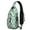 Black-61, variant on Vintage Wildflower and Hummingbird Crossbody Bag – Reversible Strap, Anti-theft Pocket – Rustic Bloom and Blossom Design