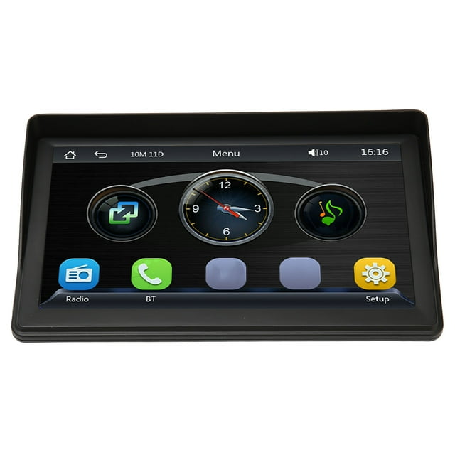 Receptor de radio de AutomÓVIL, Pantalla Táctil de 7 Pulgadas, Inversión multifuncional de video de reversión de videos Led de Copia de SEGURIDAD CAR MP5