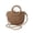 z61-Coffee, variant on CAIXIA Women Handwoven Summer Beach Crossbody Purse Lightweight Casual Shoulder Clutch Handbag