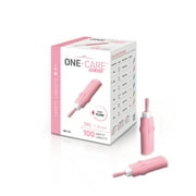 ONE-CARE PLUS Safety Lancets, Contact-Activated, 28G x 1.8mm, 100/bx, Sterile, Single-Use, Easy Fingerstick for Comfortable Glucose Testing