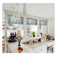 thumbnail image 5 of Cortinas semitransparentes de encaje con bolsillo para barra, cortinas cortas para ventana para cocina, salón, comedor, verde, 54x24 pulgadas, 1 panel JM, 5 of 5