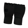 thumbnail image 2 of Almencla Gel Boxing Hand Wraps Inner Gloves Half Finger Gloves for Sanda Exercise MMA Black, 2 of 8