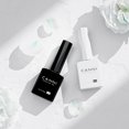 CANNI 2Pcs HemaFree Black White Gel Nail Polish Set Black and White