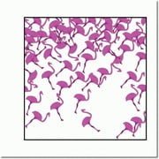 Flamingo Fiesta Confetti - 1 Pack 5oz, 0.5 oz, Cerise - Party Decorations, Plastic Cutout, Tropical Theme