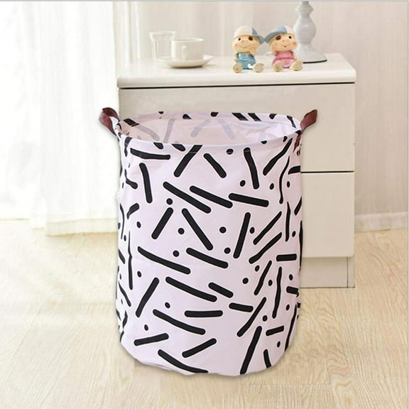 Gnmfd Collapsible Laundry Basket Hamper, Large Folding Dirty Clothes Storage Organizer with Handles for Bathroom Bedroom Dorm Apartment Closet Use