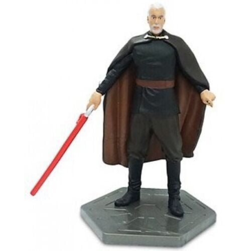 Star Wars Jedi vs Sith Count Dooku Cake Topper Pvc Figure 3” Figurine Gift NEW