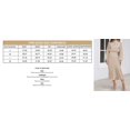 thumbnail image 2 of Women's Elegant Long Sleeve Satin Dress Mock Neck Elastic Waist Cocktail Party Wedding Guest Midi Dresses, 2 of 12