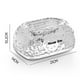 thumbnail image 2 of Elegante caja de pañuelos con patrón de glaciar: ¡espaciosa, a prueba de humedad y fácil de rellenar!, 2 of 11