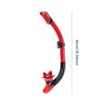 thumbnail image 2 of Tubo de respiración de snorkel seco Válvula de purga unidireccional Tubo de snorkel de buceo para hombres y mujeres, 2 of 9