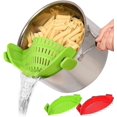 thumbnail image 1 of Paquete de 2 coladores de silicona para alimentos, 11 Feliz Sencillez, 1 of 2