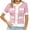Pink, variant on Fartey Cardigans Sweaters for Women Dressy Casual Short Sleeve Button Down Cardigans Cropped Lightweight Crew Neck Elegant Sweaters