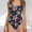 B_ Black, variant on UTSJKR 2026 One Piece Swimsuits Women Independence Day Printed Tummy Control Bathing Suits Crew Neck Trendy Swimwear Black S