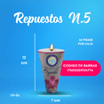 thumbnail image 2 of CAJA DE VELADORA REPUESTO N°5 40PZ | VELADORA SAN JUAN, 2 of 2