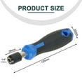 thumbnail image 6 of 2Pcs 1/4Inch Hex Self-locking Adapter Screwdriver Handle Screwdriver Bit Holder, 6 of 10