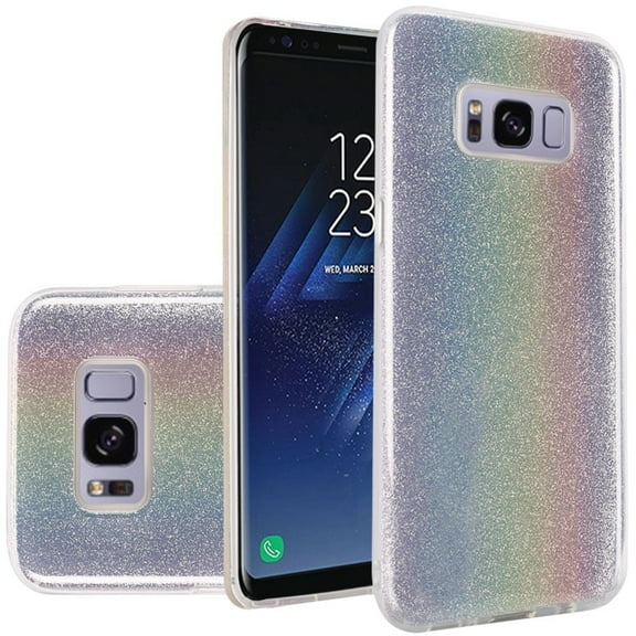 GSA Glitter Paper Hybrid Candy Case For Samsung Galaxy S8 - Colorful