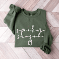 thumbnail image 3 of RosaWear Spooky Season Ghost Sweatshirt, Cute Halloween Crewneck, 3 of 6