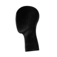 thumbnail image 2 of Modelo de cabeza de maniquí Capas de almacenamiento Almacenamiento de sombrero ESTABLE estable Pequeña de peluca multipropósito Soporte para el salón Negro, 2 of 10