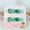 KLZ208-B5 Exotic [Cardboard Jelly Glue], variant on 10 pieces of coded boutique handmade wearable nails Exotic flower nail art sheets Emerald cat's eye nail patches