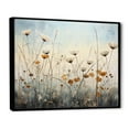 thumbnail image 2 of Designart "Wonderland Of Minimalist Wildflowers I" Meadow Floater Framed Canvas Art Print, 2 of 5