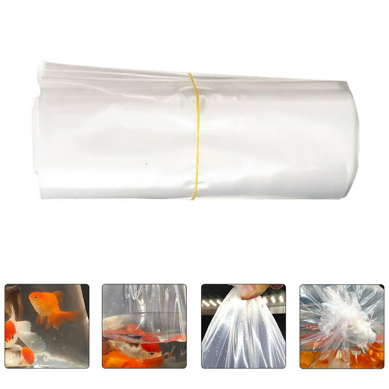 50pcs Live Fish Transport Bags Leak-Proof Shipping Bags Plastic Bag White, adult Unisex, Size: 15.75 x 6.3 x 0.05