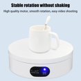thumbnail image 3 of Rotating Display Stand 360° Automatic Mute Electric Turnable with Battery/USB Power Supply Turntable Display Stand Rotating Revolving Platform 2kg Load Bearing for Shop Jewelry, 3 of 10