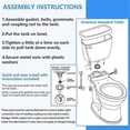 thumbnail image 5 of 3 Inch Toilet Tank Parts Replacement Kit, Compatible with AS738756-0070A Toilet Tank to Bowl Gasket B, 5 of 5