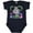 Navy Blue, variant on Inktastic St. Petersburg Florida Cute Swimming Manatee Boys or Girls Baby Bodysuit