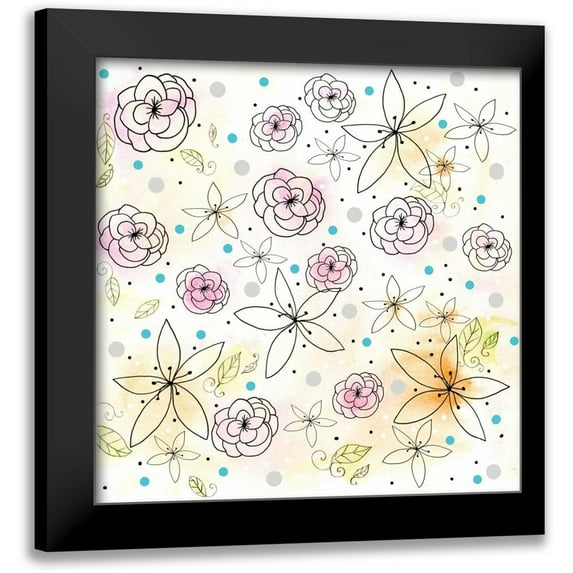 Ogren, Sarah 15x15 Black Modern Framed Museum Art Print Titled - Floral
