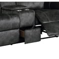 thumbnail image 2 of Global Furniture USA, U7303 Domino Granite Console Reclining Loveseat with Storage Drawer, 2 of 7