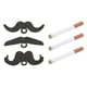 thumbnail image 4 of Cigarrillos Falsos, Bigotes Falsos Conjunto De Cigarrillos Disfraz Bigote Falso Cosplay Bigote Máxima Confiabilidad, 4 of 12